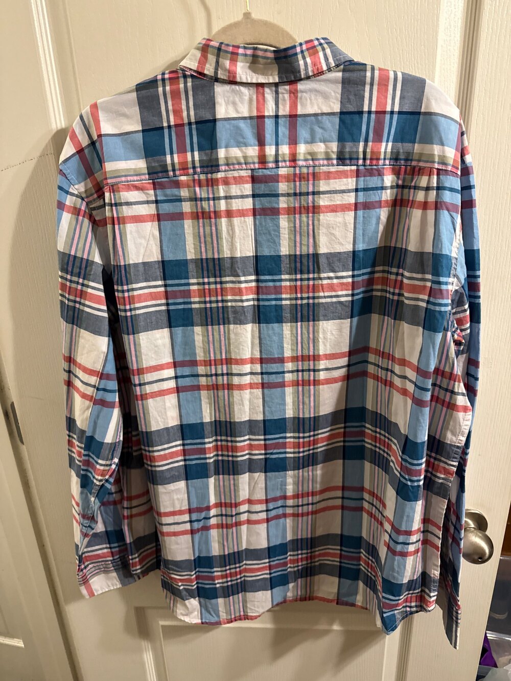 NEW with tags, Old Navy Plaid Button Down Shirt Built In Flex XL - Picture 7 of 7